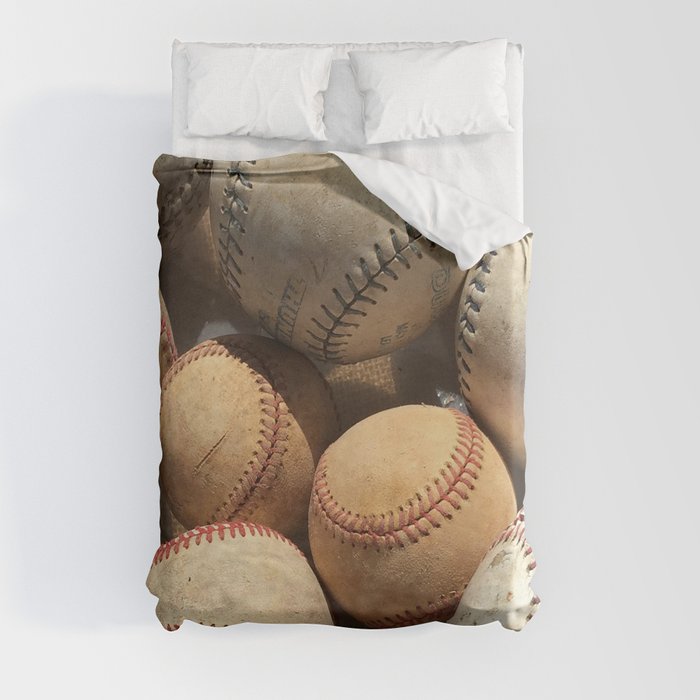 Baseball Obsession Duvet Cover