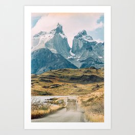 Driving Through Patagonia Art Print
