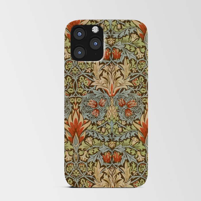 William Morris Snakehead  Floral Vintage Victorian Pattern iPhone Card Case