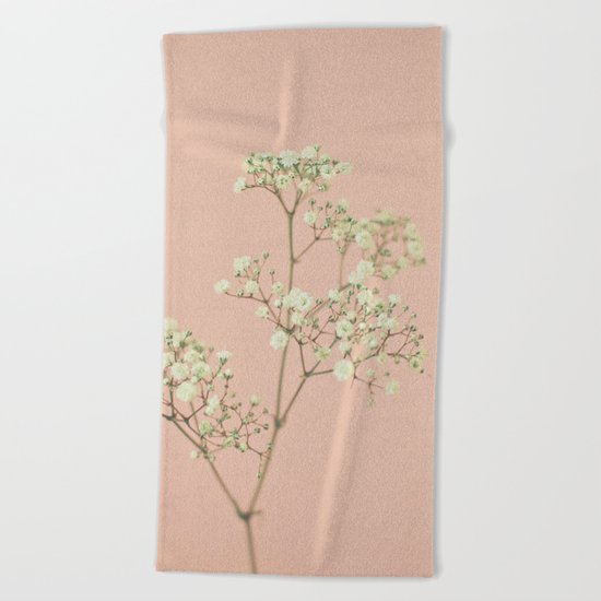 Baby's Breath Beach Towel