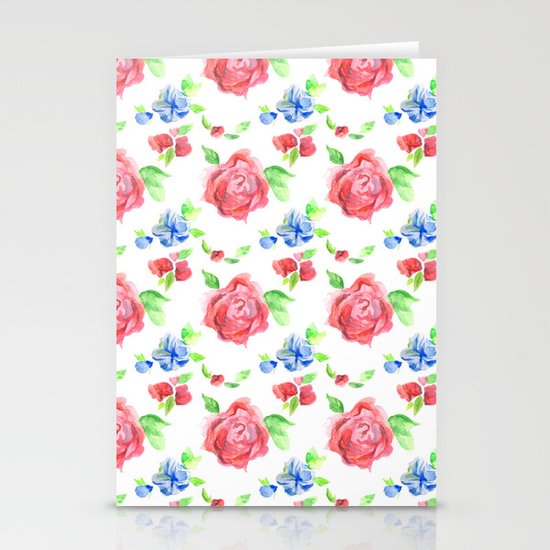 Summer Flowers Stationery Cards