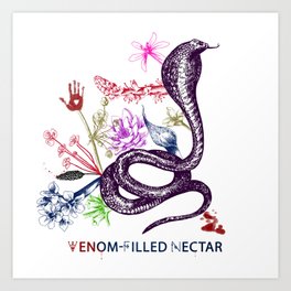 Venom Filled Nectar Art Print