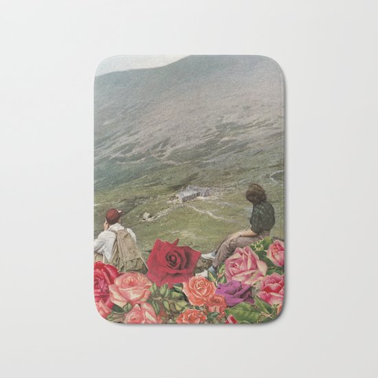 Life is a Bed of Roses Bath Mat