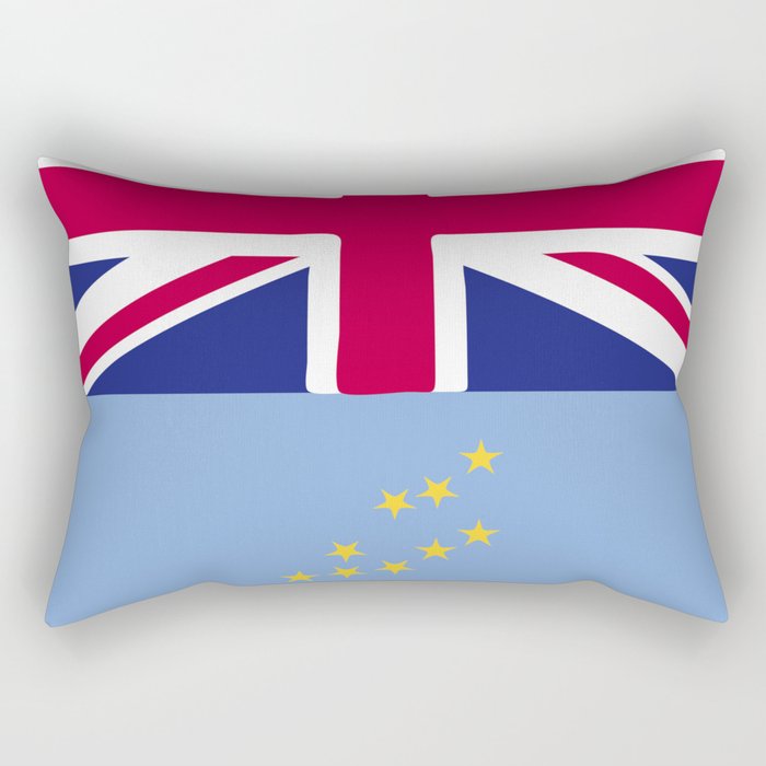 Tuvalu flag emblem Rectangular Pillow