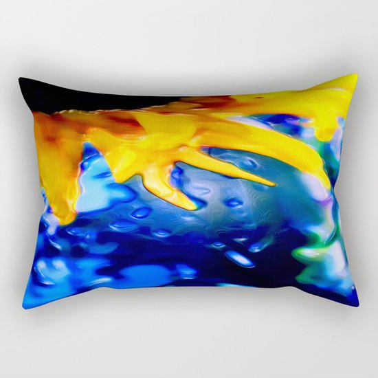 :: Liquid Sunshine :: Rectangular Pillow
