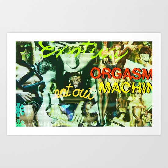 "Kiss Land" by Cap Blackard Art Print