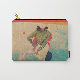 MBI13 Carry-All Pouch | Faceless, Universe, Planet, Woman, Minimal, Curated, Vintage, Collage, Surrealism, Digital 