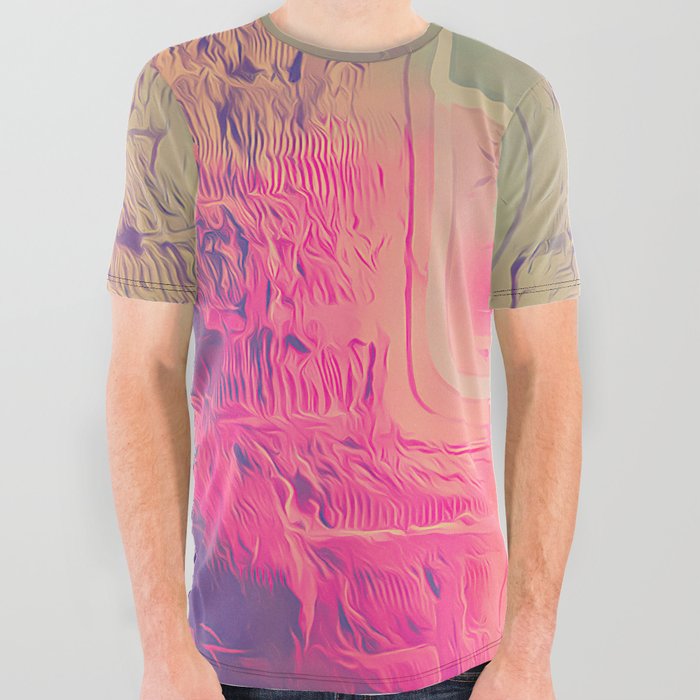 Pink Popsicle pink, dreams, pastel, love, cute,  All Over Graphic Tee