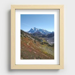 Chain Lakes Loop in Autumn Recessed Framed Print