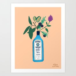 Gin Art Print