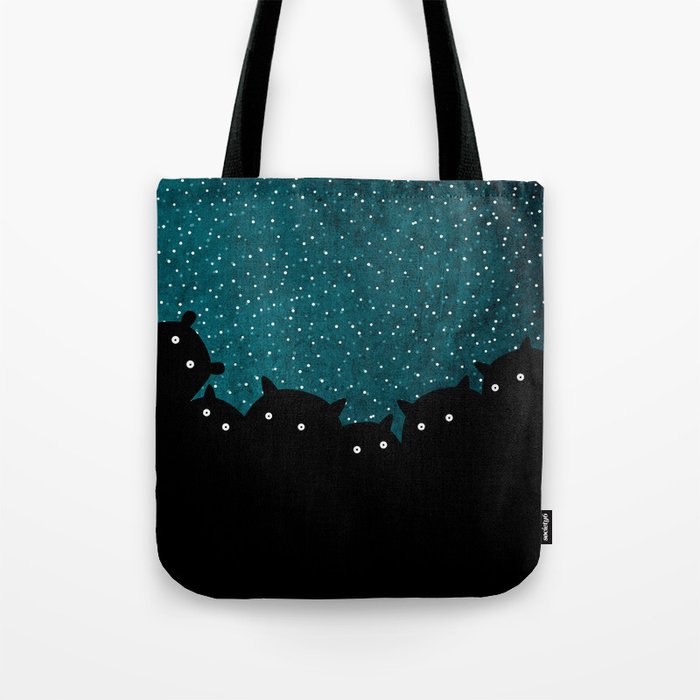 Squirrels by night #1 Tote Bag