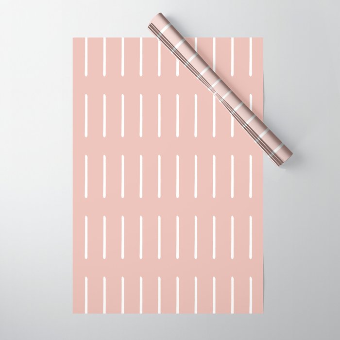 Mudcloth (Blush) Wrapping Paper