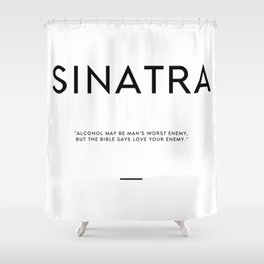 DRINK QUOTE Shower Curtain