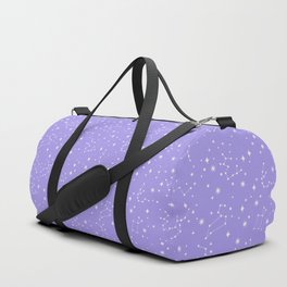 Purple Constellations Duffle Bag