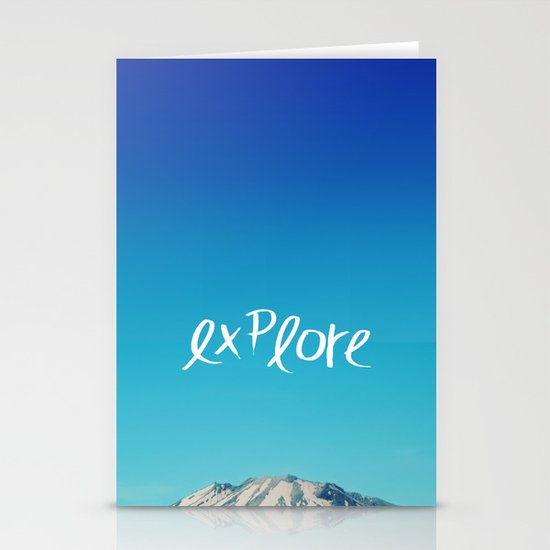 Explore: Mountain Stationery Cards