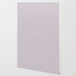 Periwinkle Pastel Purple Solid Color Pairs W/ Behr Paint's 2020 Trending Color Dusty Lilac N110-1 Wallpaper