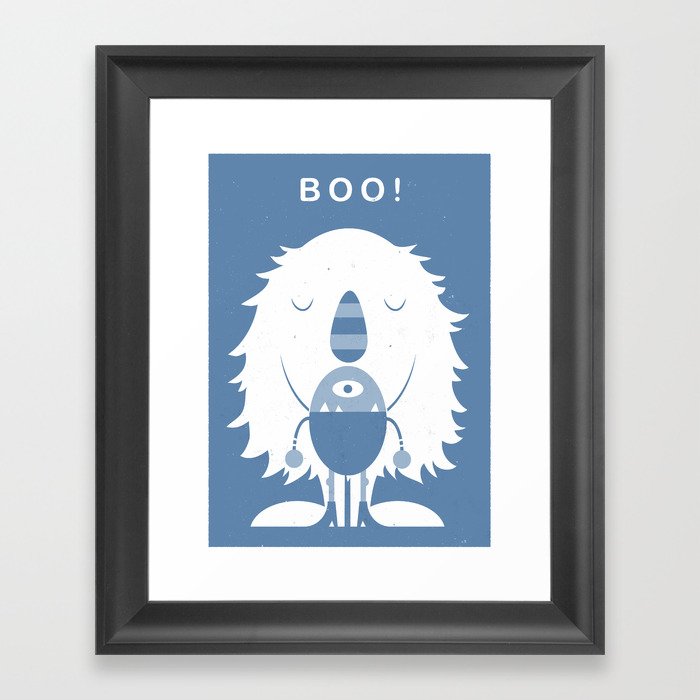 BOO! Framed Art Print