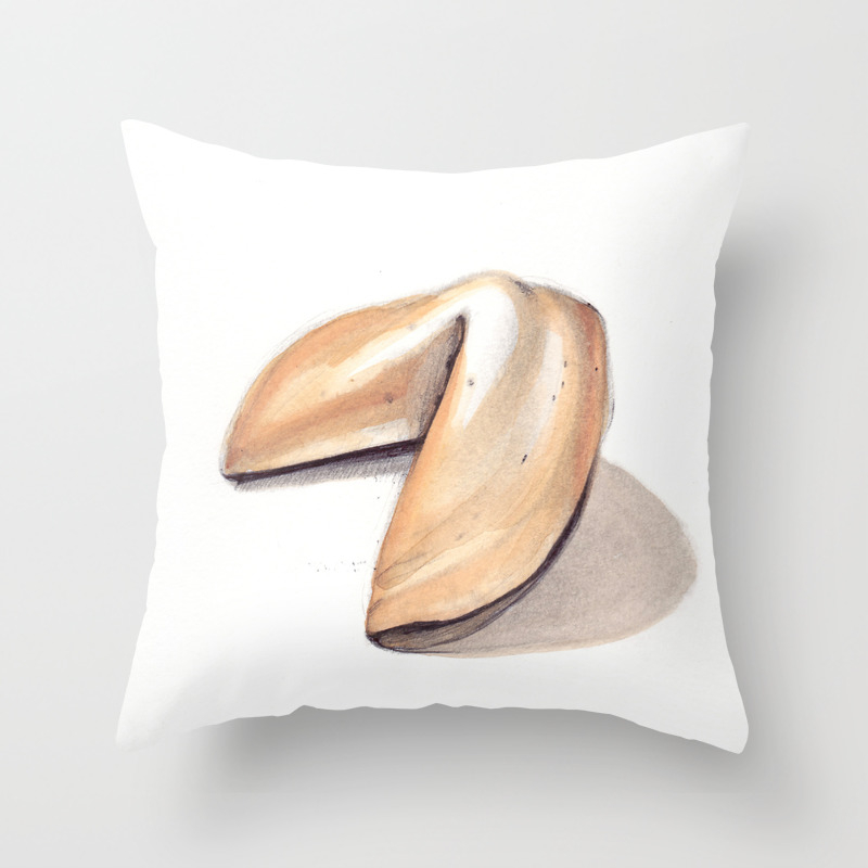 Fortune Cookie Throw Pillow By Staceysherman Society6