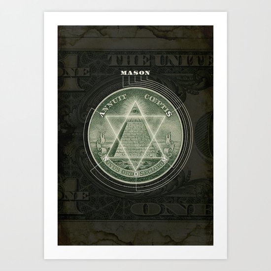 One Dollar Conspiracy Art Print