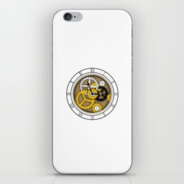 Antique Clockface with Visible Gears Trompe L'oeil Clockwork iPhone Skin