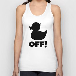 Funny Duck Off Quote Tank Top