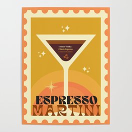 Espresso Martini Cocktail Poster