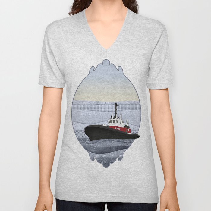 Tugboat V Neck T Shirt