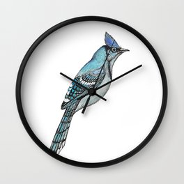 Blue Jay Wall Clock