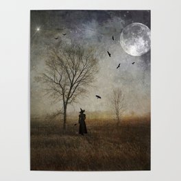 The Season of the Witch - halloween art witchy october samhain Poster