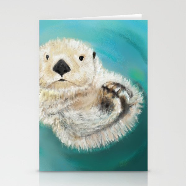 You Otter Chill Stationery Cards