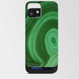 Green Agate iPhone Card Case