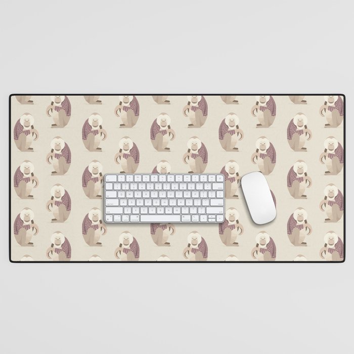 Whimsical Orangutan Desk Mat