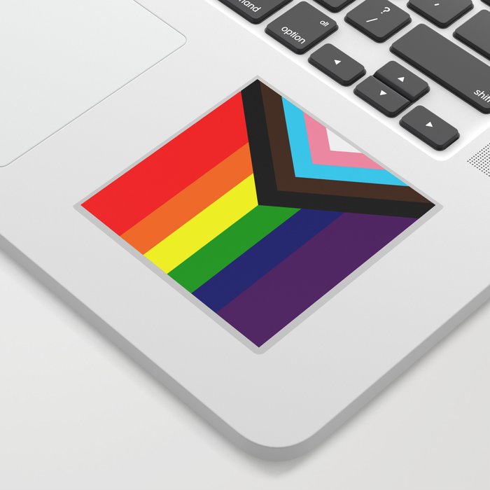 LGBTQ+ Pride Flag Inclusive (LGBTQ+ Pride, Gay Pride) Sticker