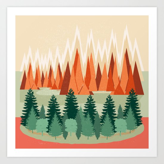 Lets Get Lost Together Art Print