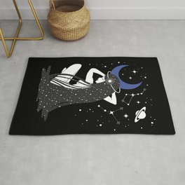 The Goddess of the Night Area & Throw Rug