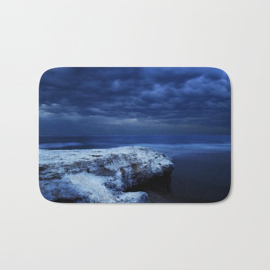 Blue water Bath Mat