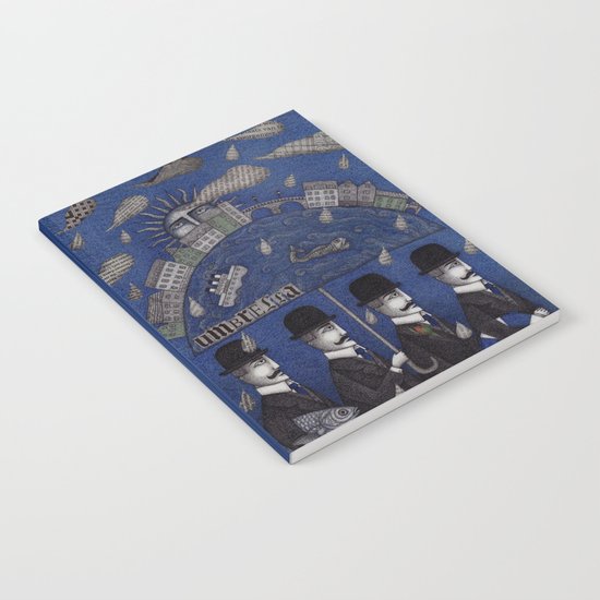 Four Men Waiting Notebook