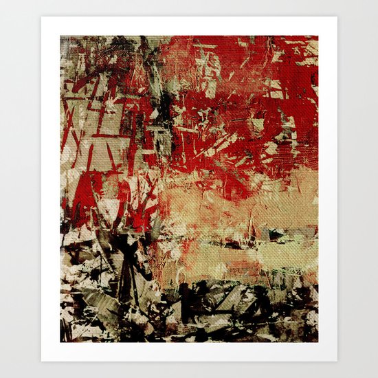 Dangerous Crossroads Art Print