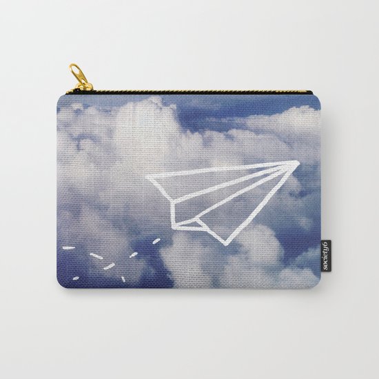 Paper Plane Carry-All Pouch