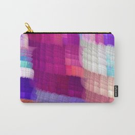 Purple Abstract Carry-All Pouch