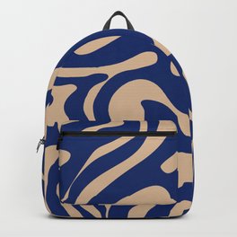 20 Abstract Swirl Shapes 220711 Valourine Digital Design Backpack