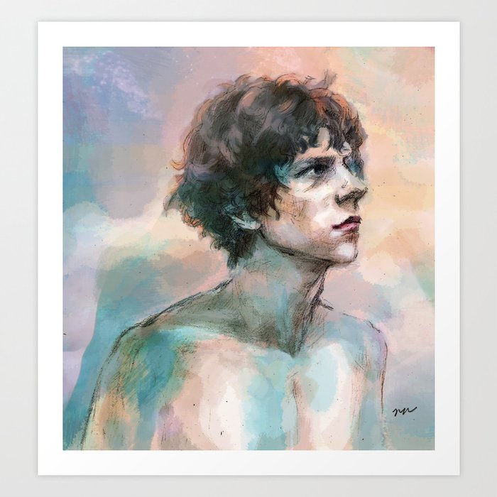 Minimal Beauty Blue Is The Warmest Color By Choe An Art Print By James Choe Inprnt