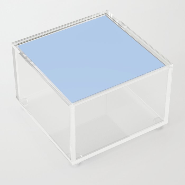 BLUE SAGE Pastel solid color  Acrylic Box
