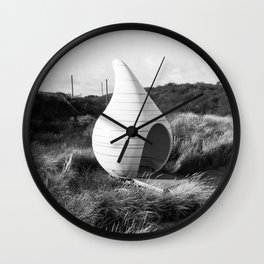 Midlands III Wall Clock | Blackandwhite, Photo, Nature, Architecture 