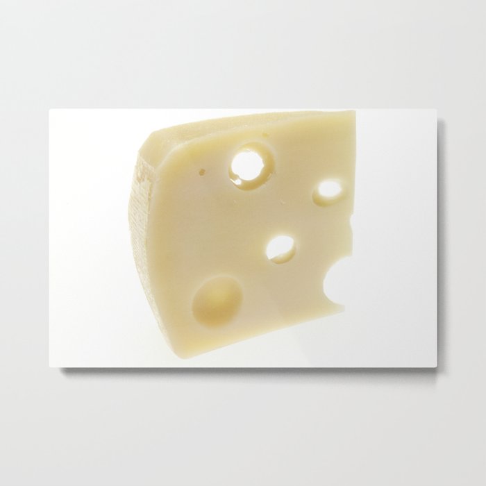 Swiss Cheese Metal Print