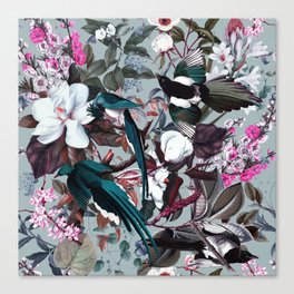 Floral and Birds XXIV Canvas Print