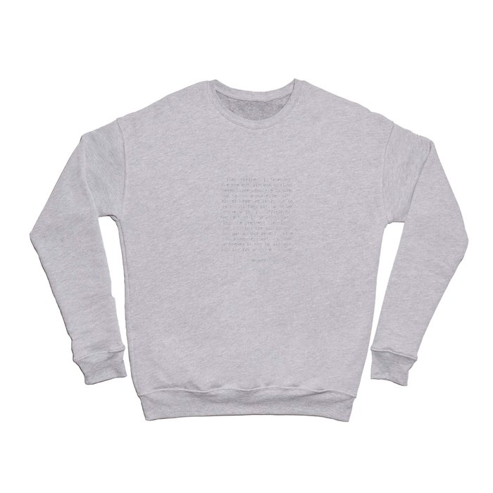 Seneca Quote, True Happiness is to enjoy the present, Stoic philosophy. Crewneck Sweatshirt