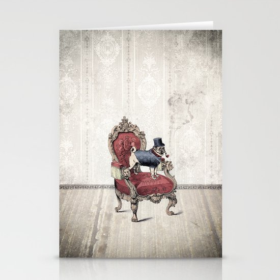 The Imperial Pug Stationery Cards