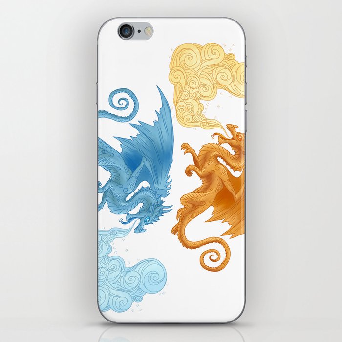 Fire dragon iPhone Skin