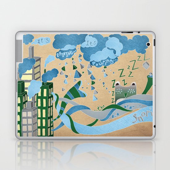 It's Raining its pouring Laptop & iPad Skin